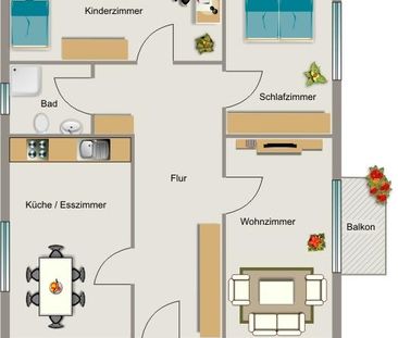 Demnächst frei! 3-Zimmer-Wohnung in Oer-Erkenschwick Groß-Erkenschwick - Foto 5