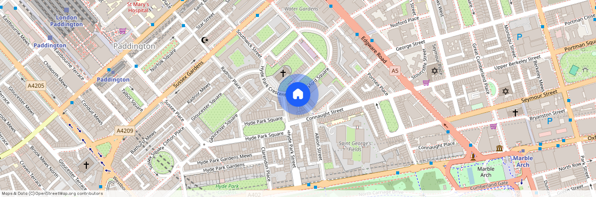 Oxford Square, Hyde Park, London, W2