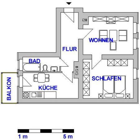 Tolle Pärchenwohnung mit Balkon zum Sofortbezug - Foto 3