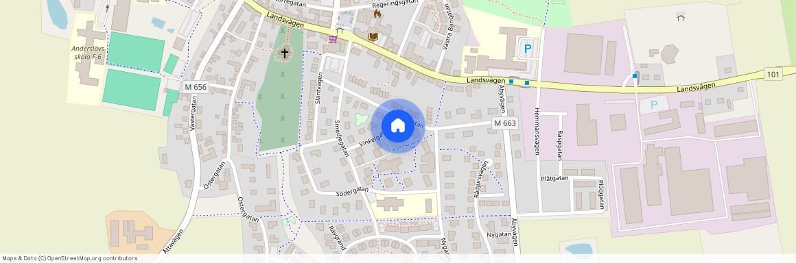 Anderslöv, Skåne, Trelleborg, Kyrkogatan 10 C