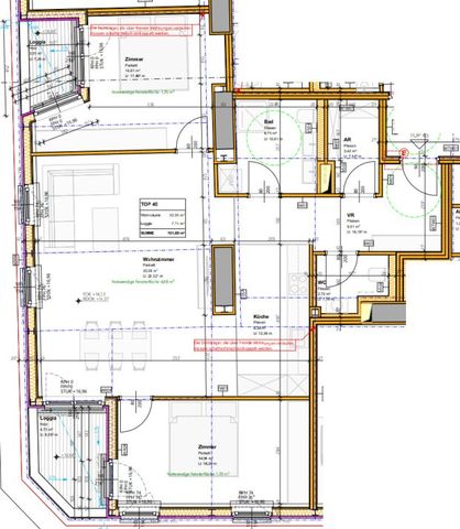 ++FonteFlats++ Hochwertiger 3-Zimmer Neubau-ERSTBEZUG mit Balkon! - Foto 2