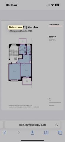 2.5 Zimmer, 57 m², 1. Stock - Photo 4