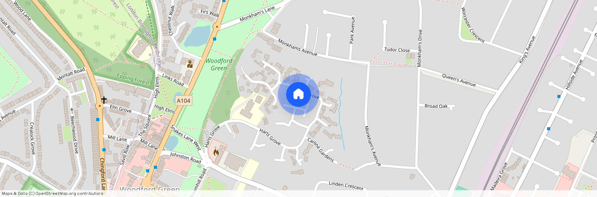 Harts Grove, Woodford Green, Essex, IG8