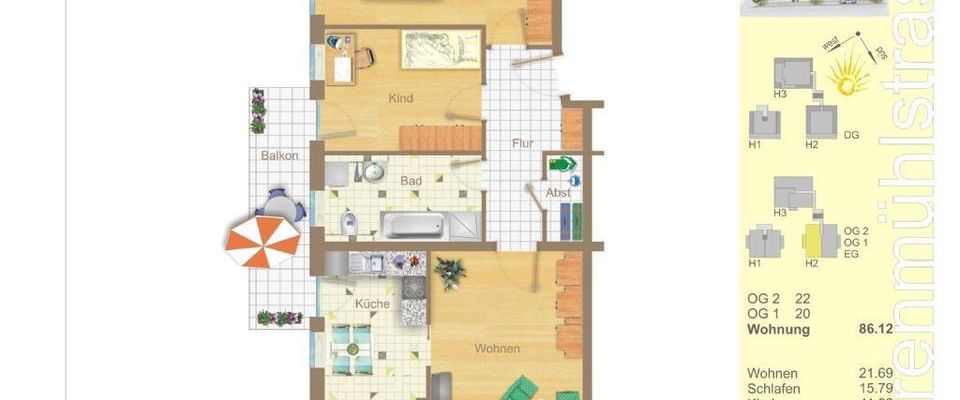 Barrierefreie 3-Zimmer-Wohnung in Altötting - Foto 1