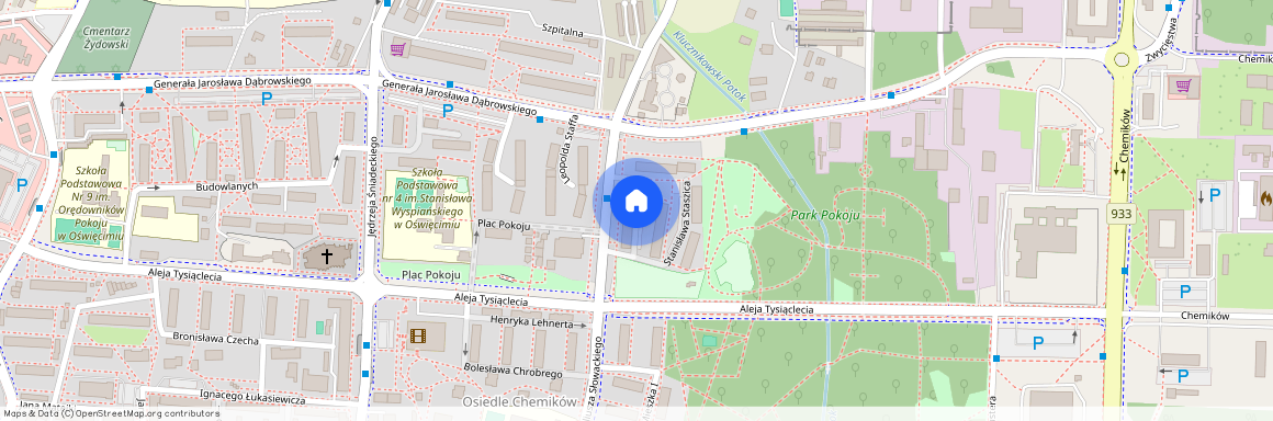 ul. ks. Stanisława Staszica, Oświęcim, oświęcimski, małopolskie