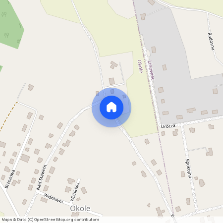 ul. Wesoła, Linowiec, Starogard Gdański, starogardzki, pomorskie, Okole