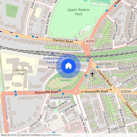 Kingsnorth Gardens, Folkestone, CT20