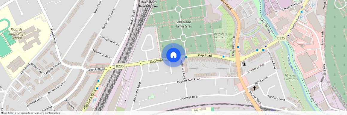 Gap Road, London, SW19