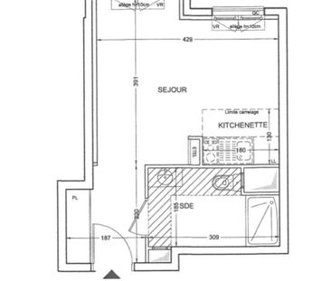Location Appartement 1 pièce 24m² - Photo 6