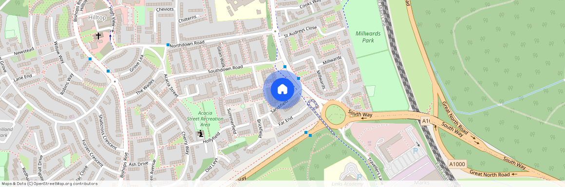 Downsfield, Hatfield