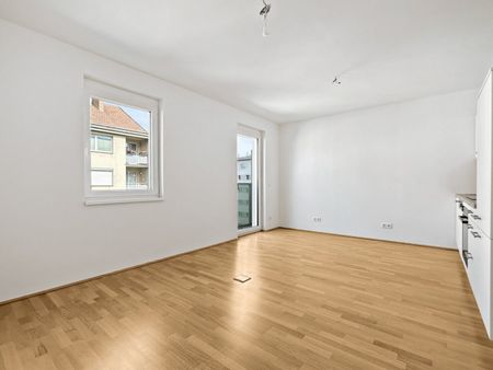 MIete: Smarte 1-Zimmer-Wohnung im 5. Obergeschoss in Wien Favoriten | Balkon - Photo 2