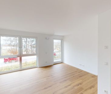Die Quadratische: 3-Zimmer-Neubauwohnung mit EBK und Morgensonne - Photo 2
