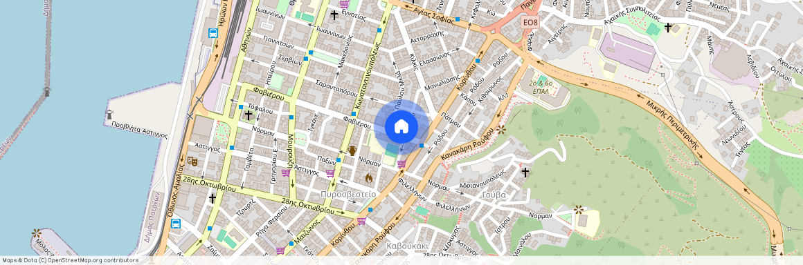 Φαβιέρου 53, Πάτρα 262 23, Ελλάδα (26223)