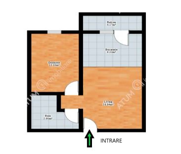 De inchiriat apartament cu 2 camere balcon si loc parcare in zona Magnolia din Sibiu - Fotografie 6