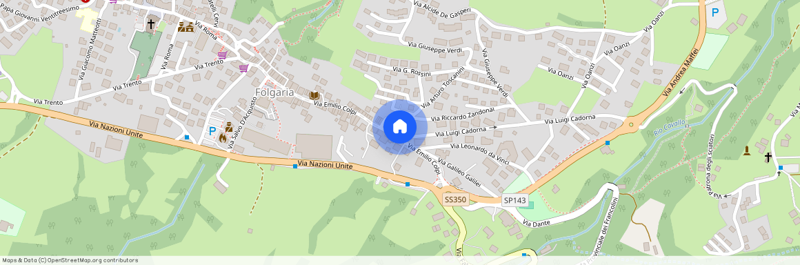 Via Emilio Colpi, Folgaria