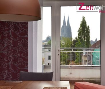 Möblierte Penthousewohnung mit Dachterrasse Nähe Klingelpützpark un... - Foto 1