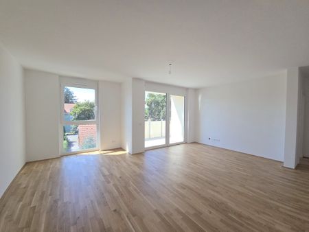 Erstbezug ab 01.10.2025: geförderte 3 Zimmer Wohnung mit Balkon in ruhiger und zentraler Lage - Puchstraße 34 - Top 21 - Photo 4