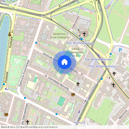 ul. gen. Józefa Haukego-Bosaka, Przedmieście Oławskie, Krzyki, Wrocław, dolnośląskie