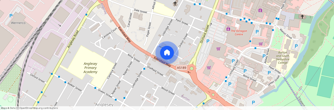 James Street, Staffordshire, Burton upon Trent, DE14