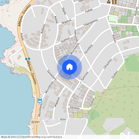 Ευβοίας 15, 190 13 Σαρωνίδα, Κέντρο Σαρωνίδας - Παραλία (Σαρωνίδα)