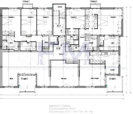 Ch. du Velours, Appartement 9 pièces au 3ème étage - Photo 2