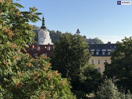 Traumhafte 3-Zimmer-Wohnung in Graz mit Schlossberg-Blick in idyllischer Ruhelage! - Foto 2
