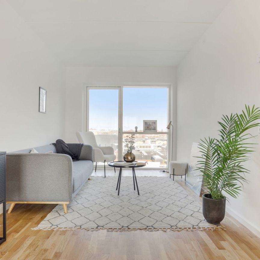 Velbeliggende 3 værelses seniorbolig med stort badeværelse, privat altan og godt fællesskab - Photo 1