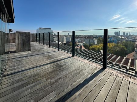 2-Zimmer-DG-Wohnung mit ca. 53 m² Dachterrasse im FIFTY FIVE direkt am Rochusmarkt - zu mieten in 1030 Wien - Foto 2