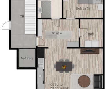 Neubau von 6 barrierearmen Komfort-Mietwohnungen in zentraler Lage ... - Foto 1