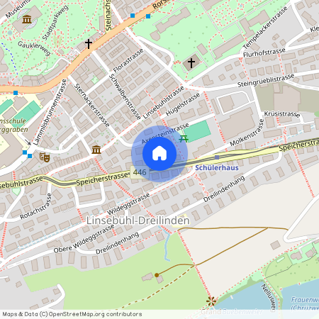 Speicherstrasse 31, 9000 St. Gallen, Lageplan