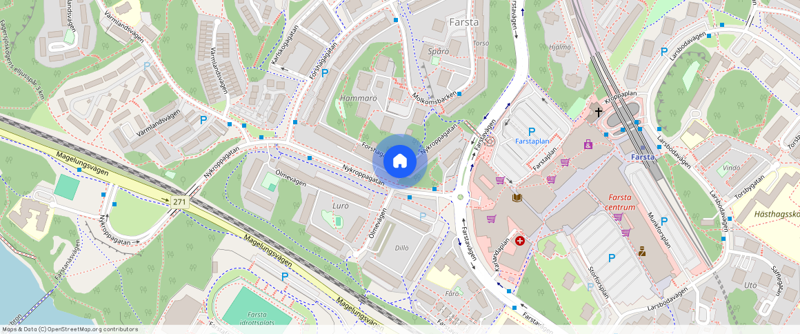 Nykroppagatan **, Farsta