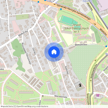 ul. Alfreda Dauna, Wola Duchacka, Podgórze Duchackie, Kraków, małopolskie