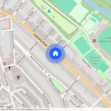 Cathedral Road, Pontcanna, Cardiff, CF11