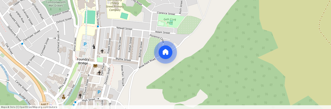 Rhiw Parc Road, ABERTILLERY