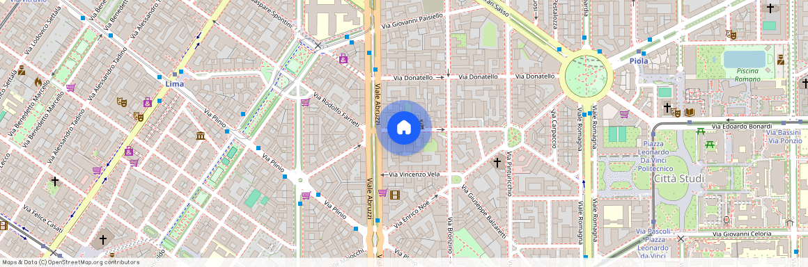 Via Sansovino, 4, Milano, Lombardy 20133