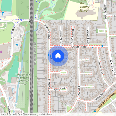 Tennyson Close, Crawley, RH10