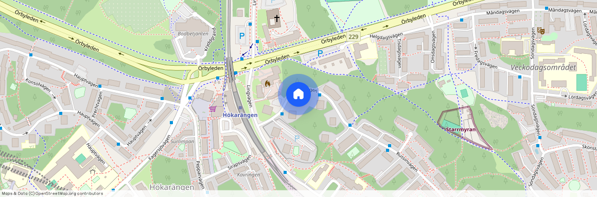 Hökarängen, Stockholm, Russinvägen 8