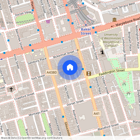 Montagu Mansions, Marylebone, London, W1U