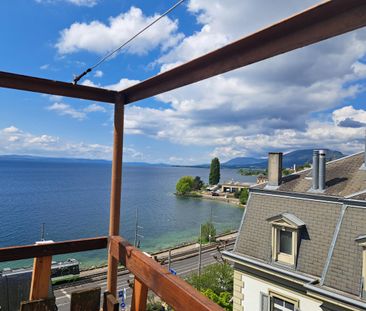 Duplex rénové 4.5 pièces centre ville 115 m2 avec terrasse en toit - Foto 1