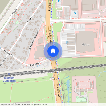 ul. Południowa, Gumieńce, Zachód, Szczecin, zachodniopomorskie