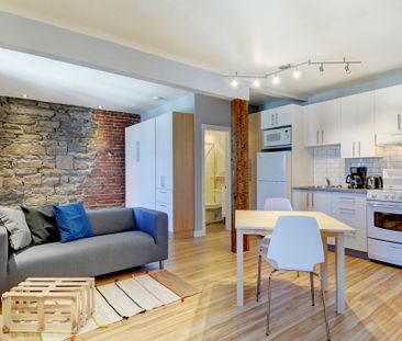 Colombier Loft Studio Entièrement Meublé à Louer Vieux-Québec Juill... - Photo 2