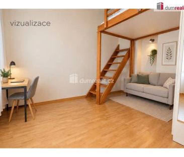 Světlý byt 1+1 s patrem na spaní, 25 m - Photo 2