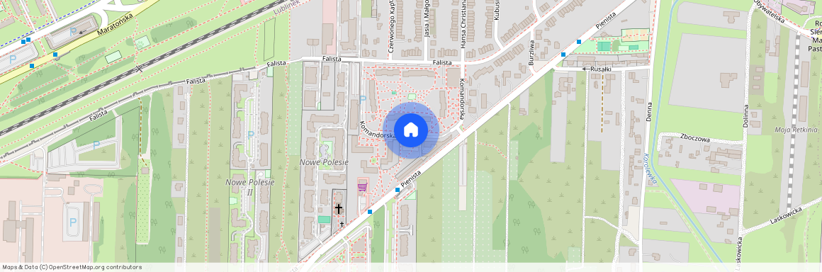 ul. Komandorska, Lublinek, Polesie, Łódź, łódzkie