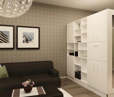 Möblierte 1-Raumwohnung mit Küche - Photo 6