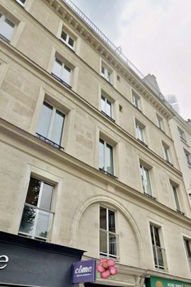 A LOUER STUDIO 25m² PARIS IIème. Balcon avec vue dégagée. - Photo 1