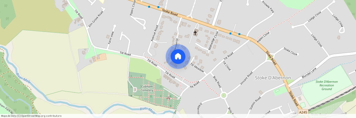 Pendenza, Cobham, KT11