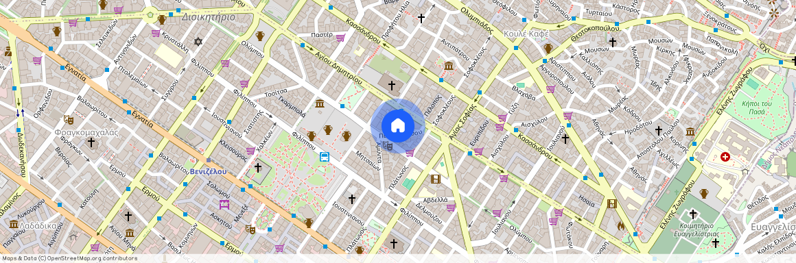 Πελοποννήσου, Θεσσαλονίκη Ελλάδα, 54631, Ρωμαϊκή Αγορά - Βενιζέλου - Ιστορικό Κέντρο (Κέντρο Θεσσαλονίκης)