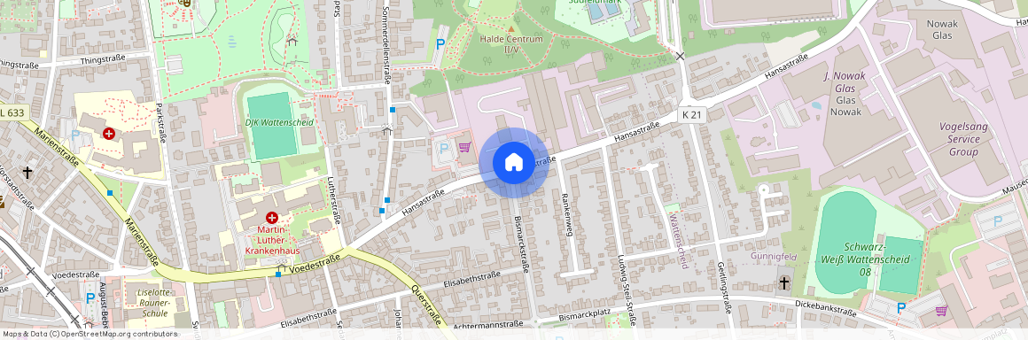 Hansastraße, 44866 Bochum - Bochum-Wattenscheid