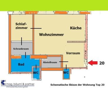 Ruhige , moderne 2 Zimmer für Single und Paare - Foto 4