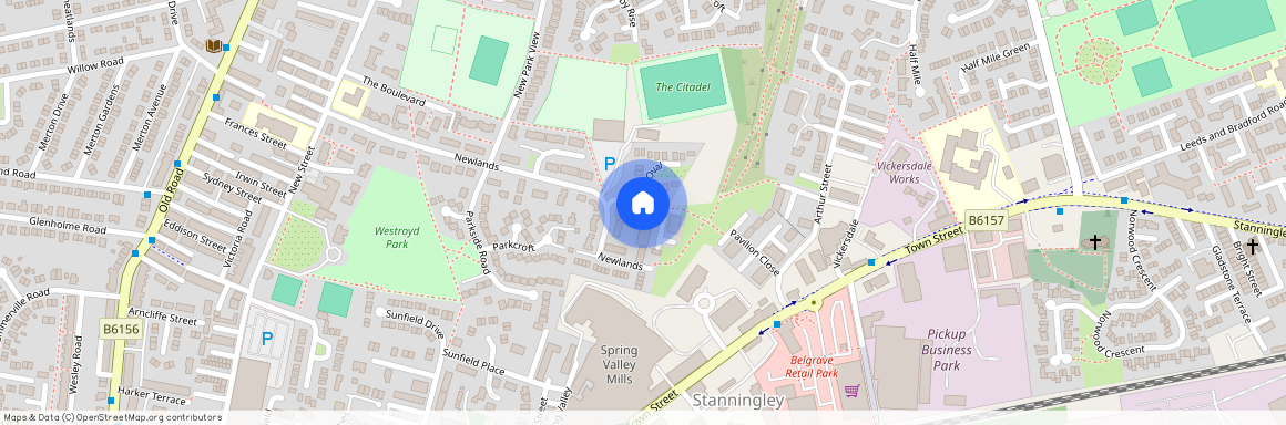 Pavilion Gardens, Farsley, Pudsey, West Yorkshire